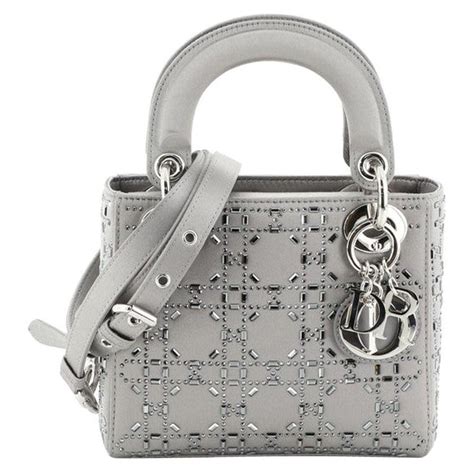 dior mini lady dior bag with crystal embellishment beige|lady di unique micro handbags.